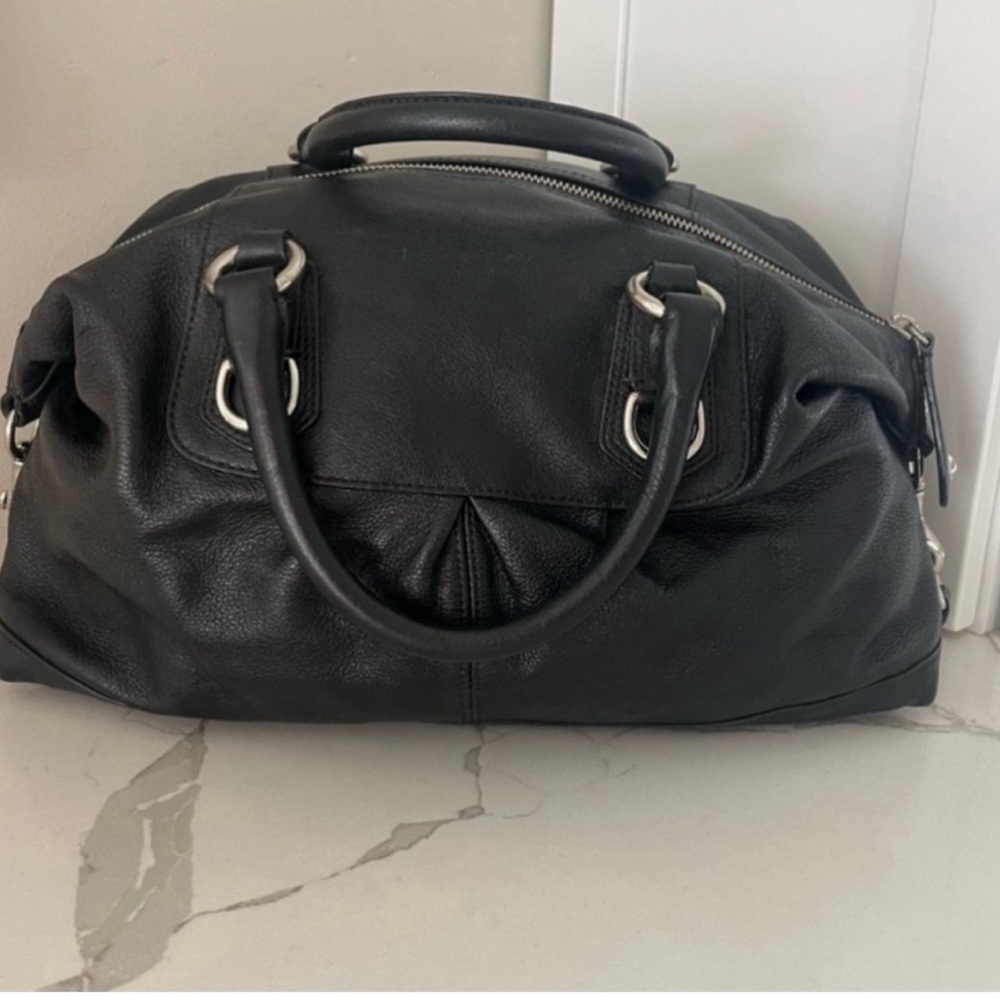 Coach , Black Women's leather Bag with handle and sholder strap - Picture 6 of 12